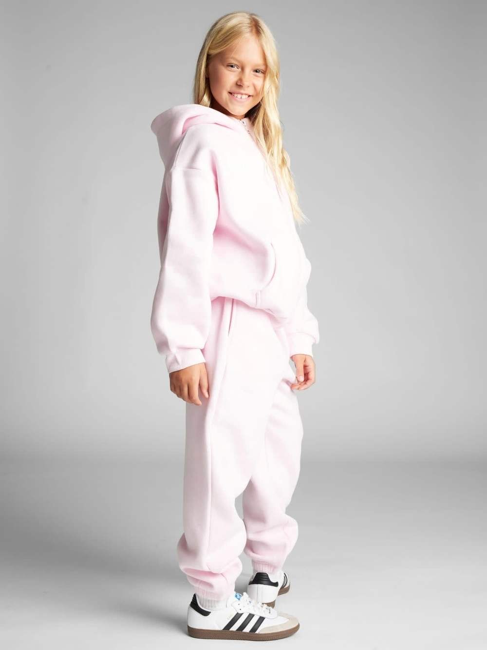 NWOT- Comfrt Cloud Limited Edition Pale Pink Girls Sweatpants Size Youth Large